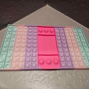 Pop It Bubble Toy Fidget Toy Silicone 7" X 12"